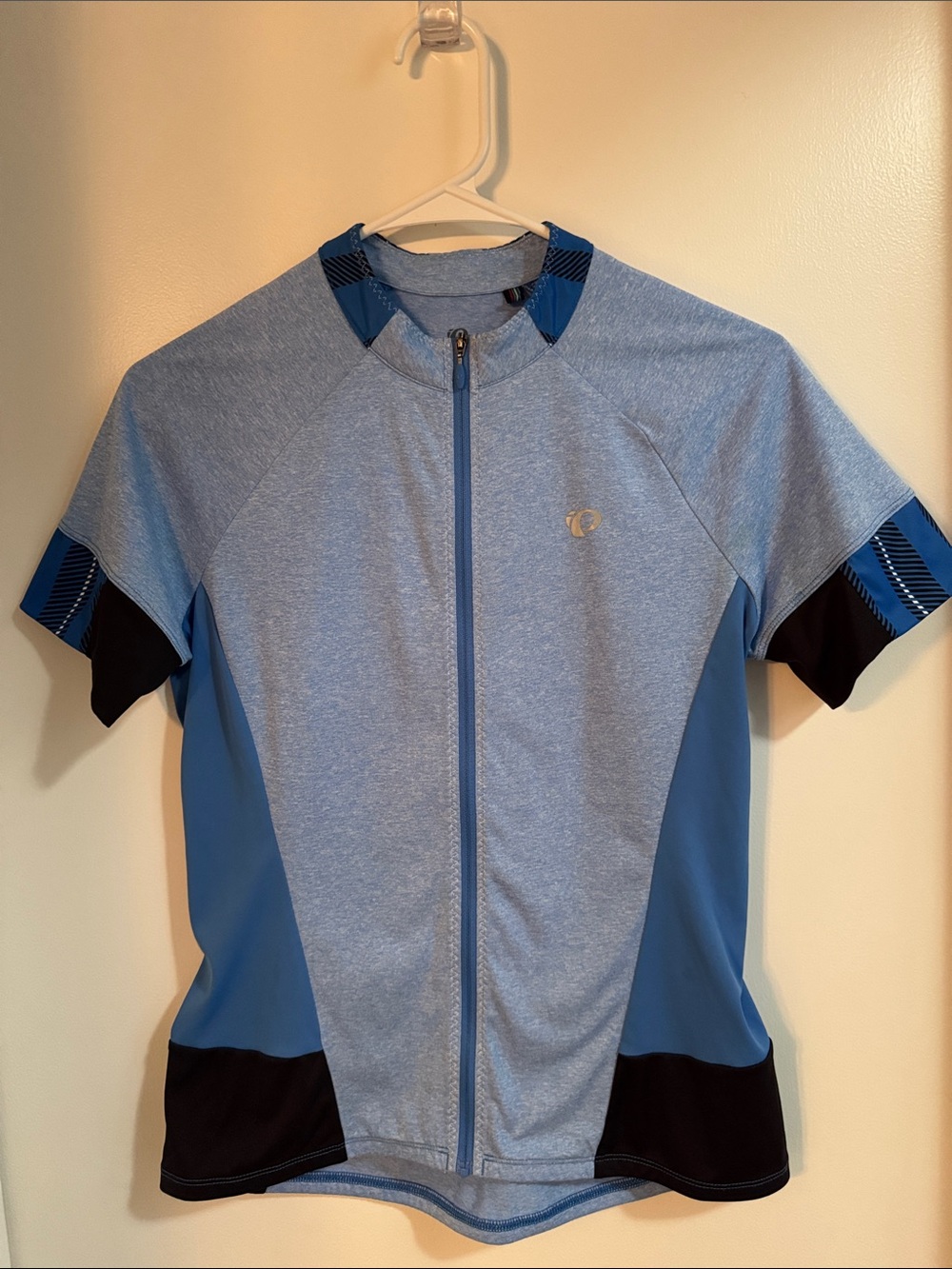 Pearl Izumi Blue and Navy Short Sleeve Cycling Jersey